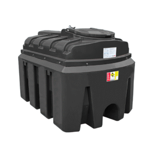 1350 Litre Plastic Bunded Oil Tank - Black