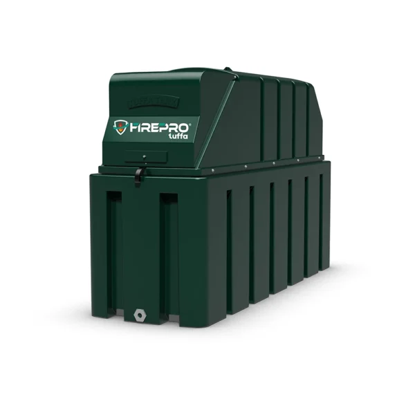 1150 Litre Plastic Bunded Fire Protected Tuffa FirePro Oil Tank
