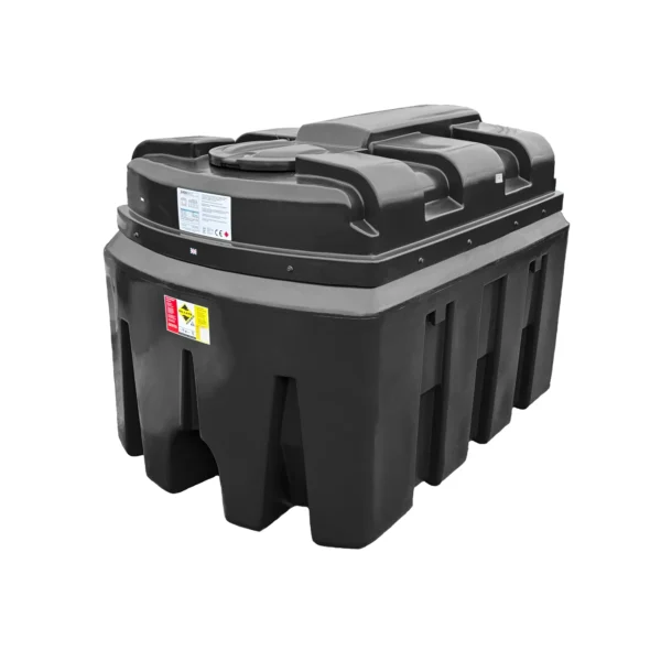 Centurion 2400 Litre Plastic Bunded Oil Tank - Black
