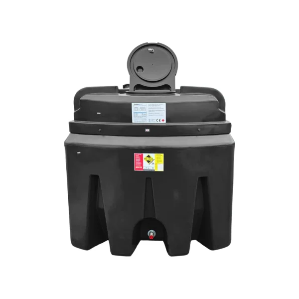 Centurion 2400 Litre Plastic Bunded Oil Tank - Black