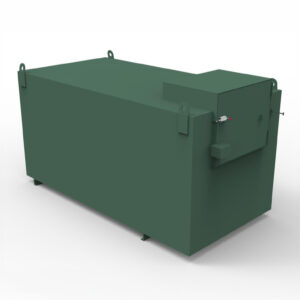 2700 Litre Steel Fuel Station with 230V Pump
