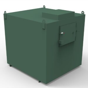4000 Litre Steel Fuel Station with 230V Pump
