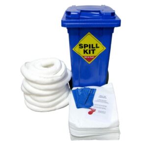 100 Litre Wheeled Bin Spill Kit - Double Weight Pads