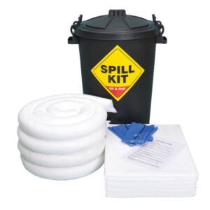 80 Litre Bin Spill Kit - Double Weight Pads