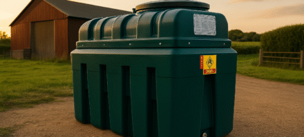 Bunded diesel bunded oil tank