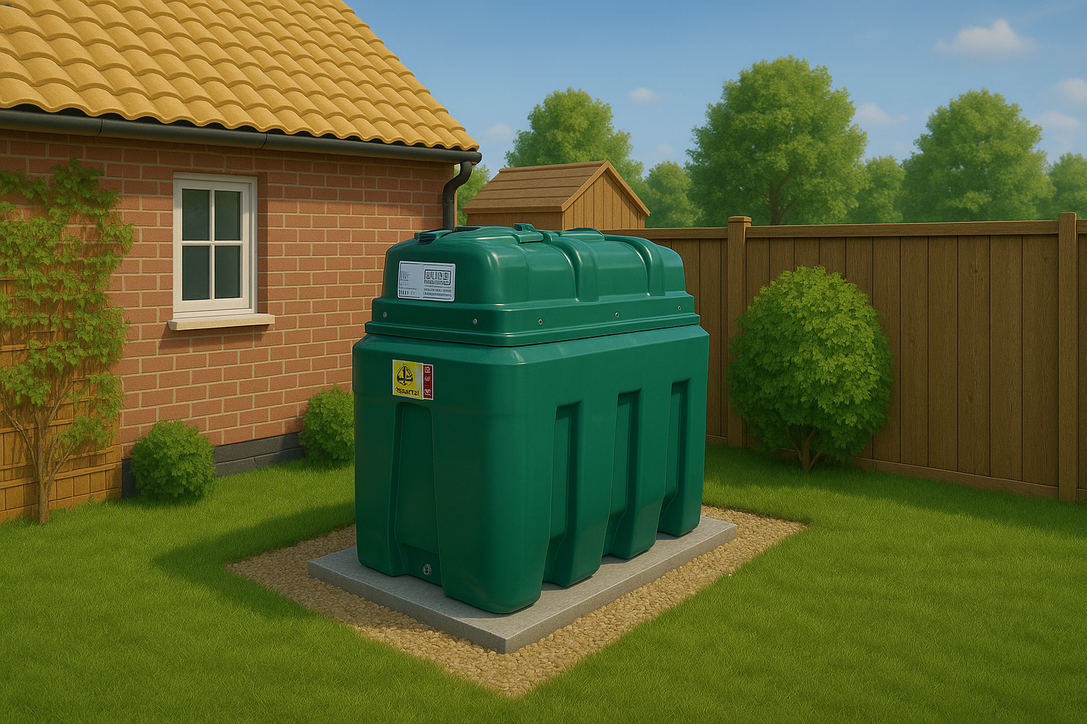 Can a bunded oil tank be moved