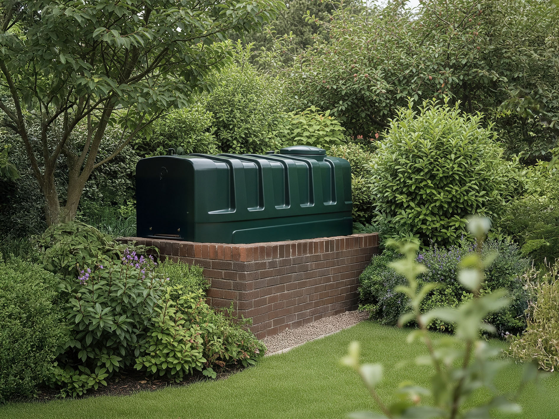 bunded oil tank